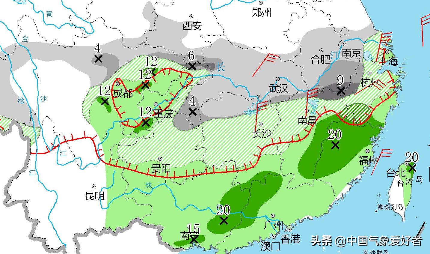 浙江遭遇新一轮寒潮警报