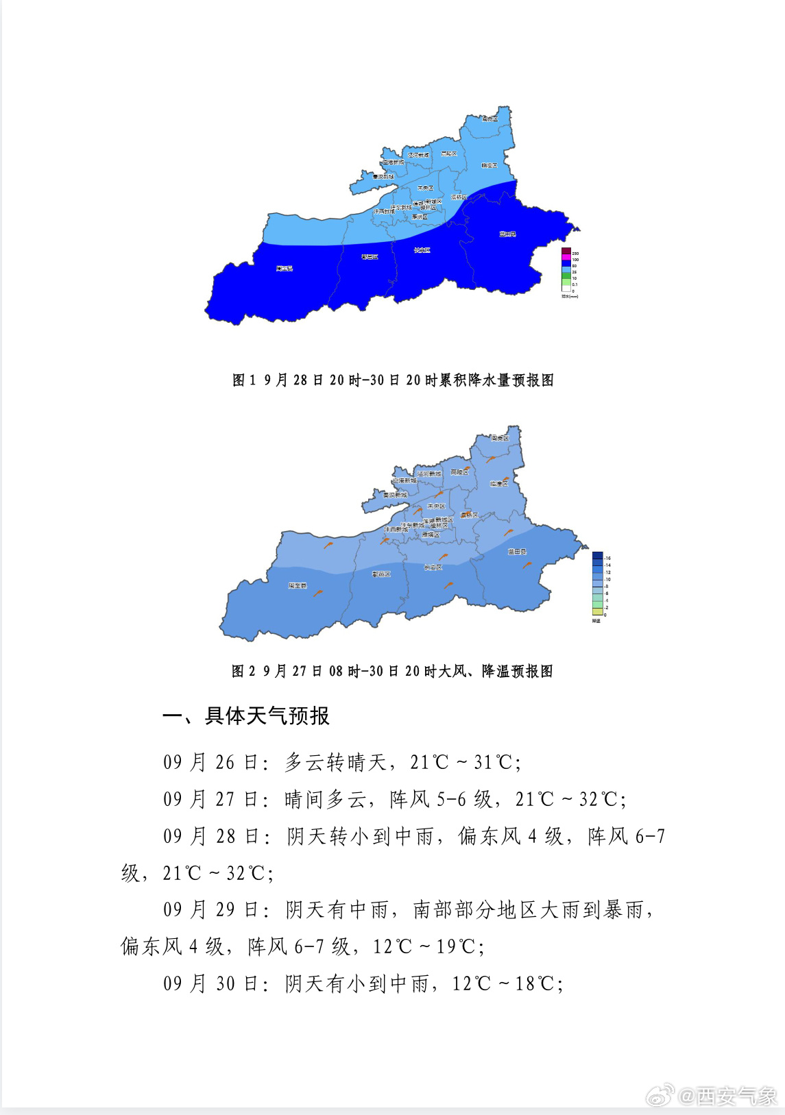 临潼最新气象预告