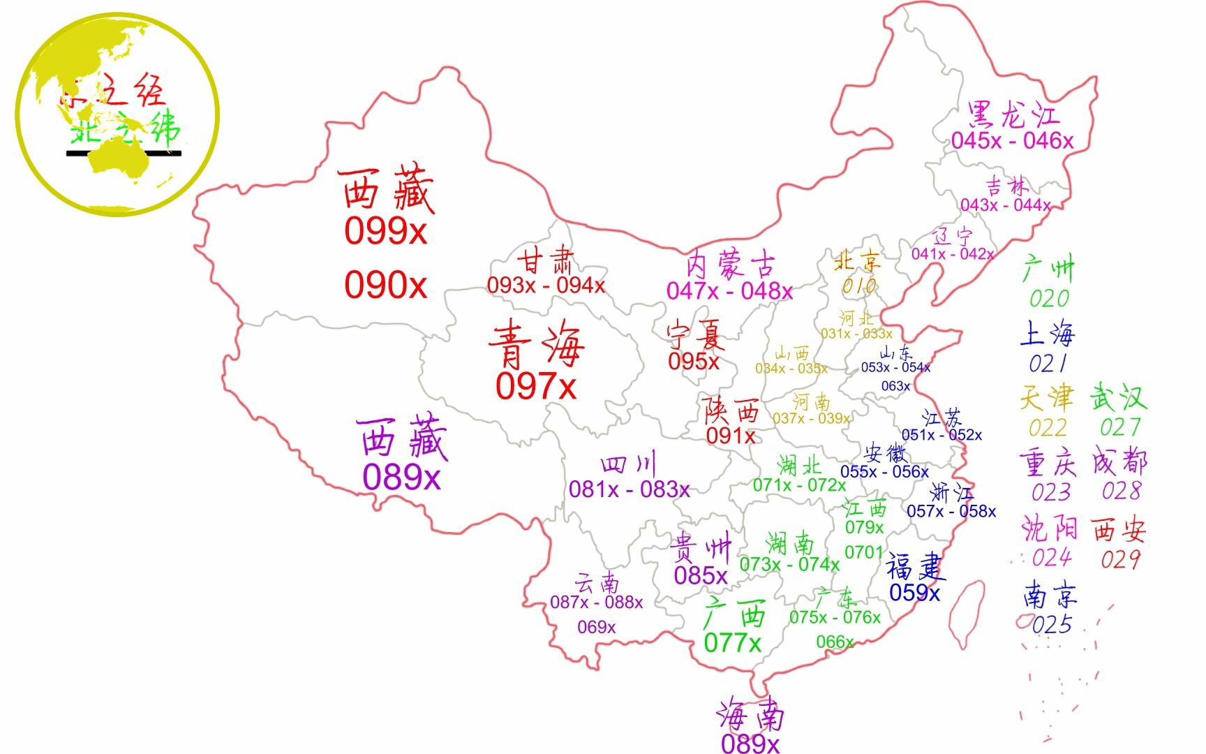 全国最新电话区号分布大揭秘